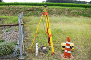 GNSS測量機を使用した測量2