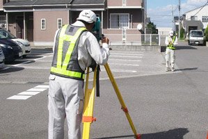 トータルステーションを使用した測量2