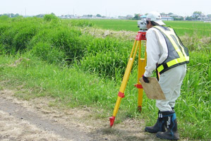 トータルステーションを使用した測量3